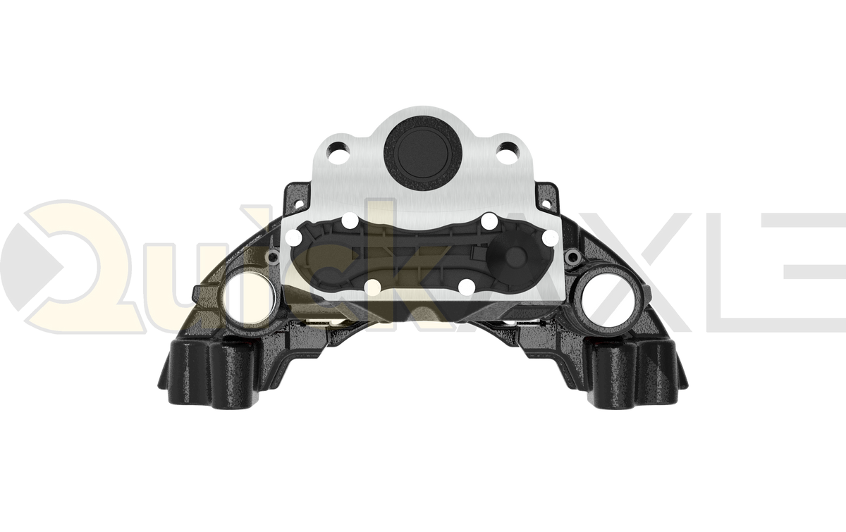 Calipers, NEW, SPPAUTO Brand, BENDIX ADB22X +12° Type, COMPLETE CALIPER LESS SHOES, RIGHT (R) / K081256, B-7512