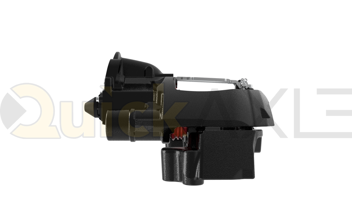 Calipers, NEW, SPPAUTO Brand, BENDIX ADB22X +12° Type, COMPLETE CALIPER LESS SHOES, RIGHT (R) / K081256, B-7512