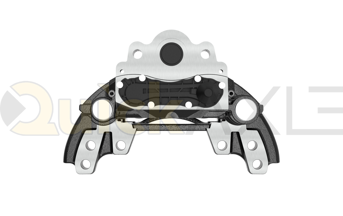 Calipers, NEW, SPPAUTO Brand, BENDIX ADB22X 0° Type, COMPLETE CALIPER LESS SHOES, RIGHT (R) / 802984, B-7516