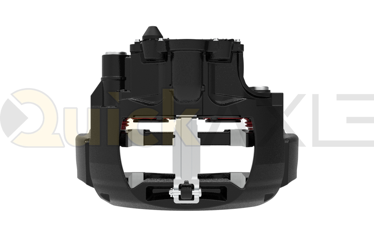 Calipers, NEW, SPPAUTO Brand, BENDIX ADB22X 0° Type, COMPLETE CALIPER LESS SHOES, RIGHT (R) / 802984, B-7516