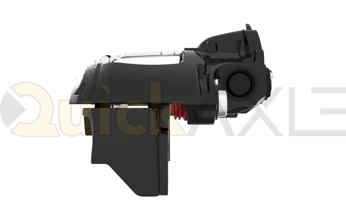 Calipers, NEW, SPPAUTO Brand, BENDIX ADB22X +12° Type, COMPLETE CALIPER LESS SHOES, RIGHT (R) / K081142, B-7518