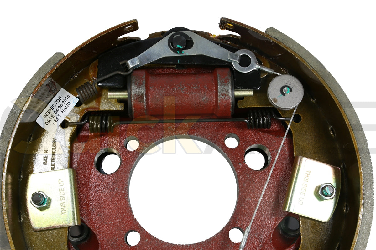 HYDRAULIC BRAKE 8K 12 1/4IN X 3 3/8IN 4 HOLES LEFT - Axletek #B1208H-41