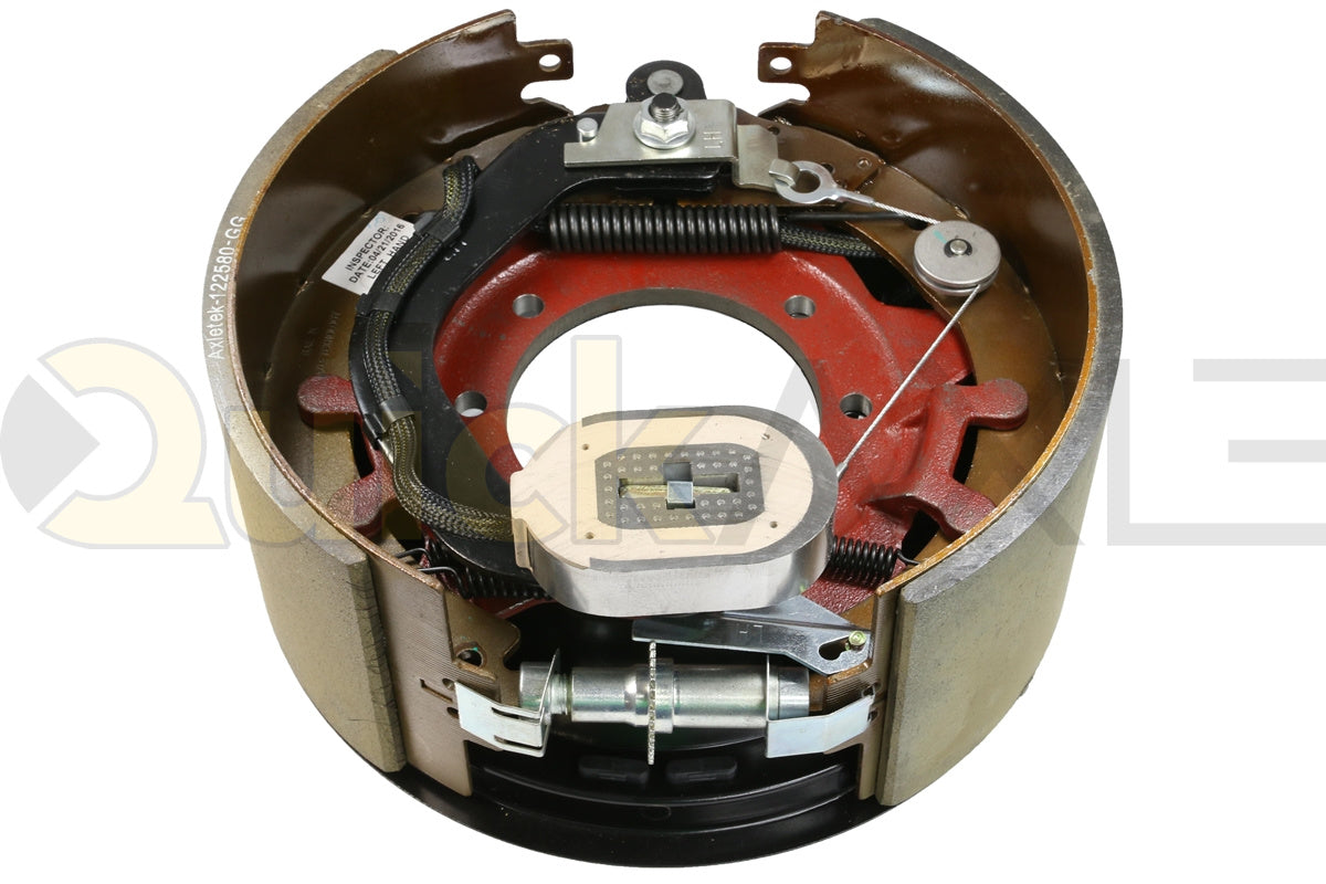 ELECTRIC BRAKE 12K GD 121/4IN X 5IN 7 HOLES DUST SHIELD LEFT - Axletek #B1212E-11