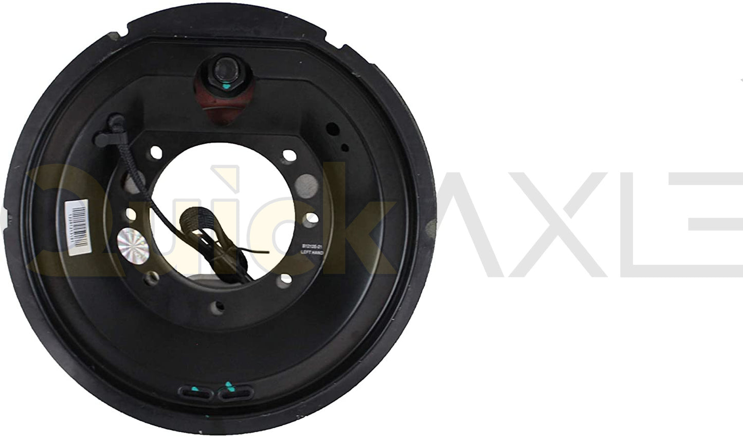 ELECTRIC BRAKE 12K GD 121/4IN X 5IN 7 HOLES DUST SHIELD LEFT - Axletek #B1212E-11