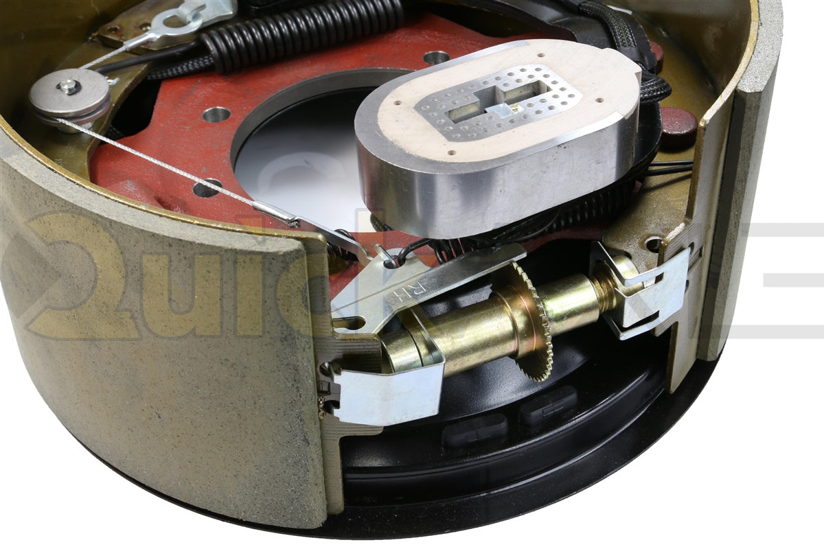 ELECTRIC BRAKE 12K GD 121/4IN X 5IN 7 HOLES DUST SHIELD RIGHT - Axletek #B1212E-12