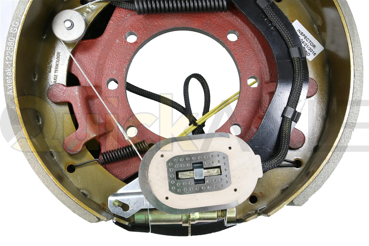 ELECTRIC BRAKE 12K GD 121/4IN X 5IN 7 HOLES DUST SHIELD RIGHT - Axletek #B1212E-12