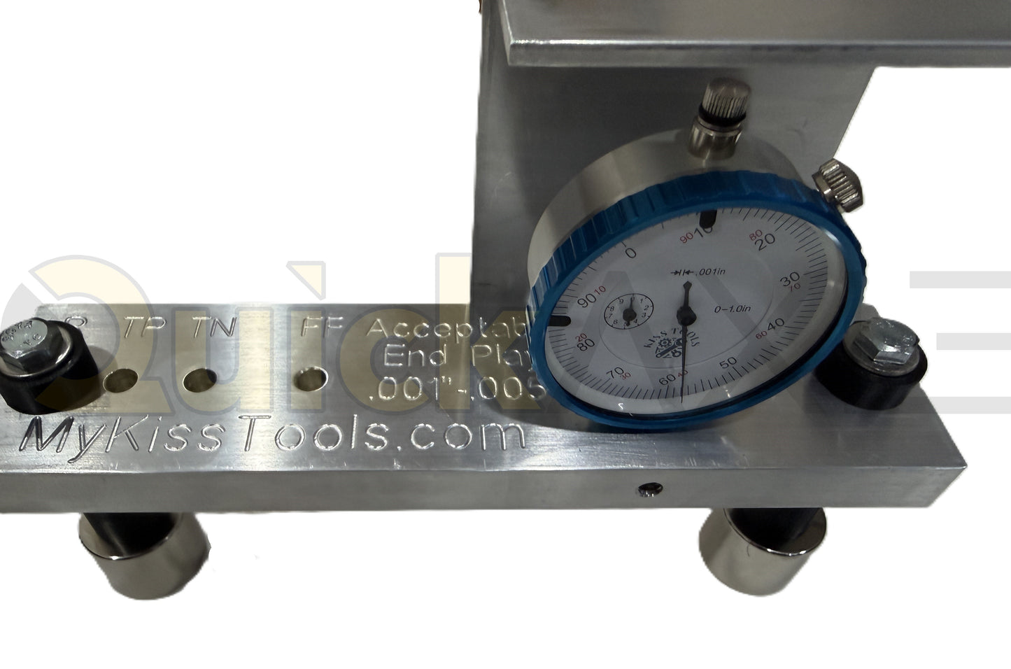 Wheel Bearing Endplay Gauge - analog 0.001" indicator, shielded mount - INDS-2