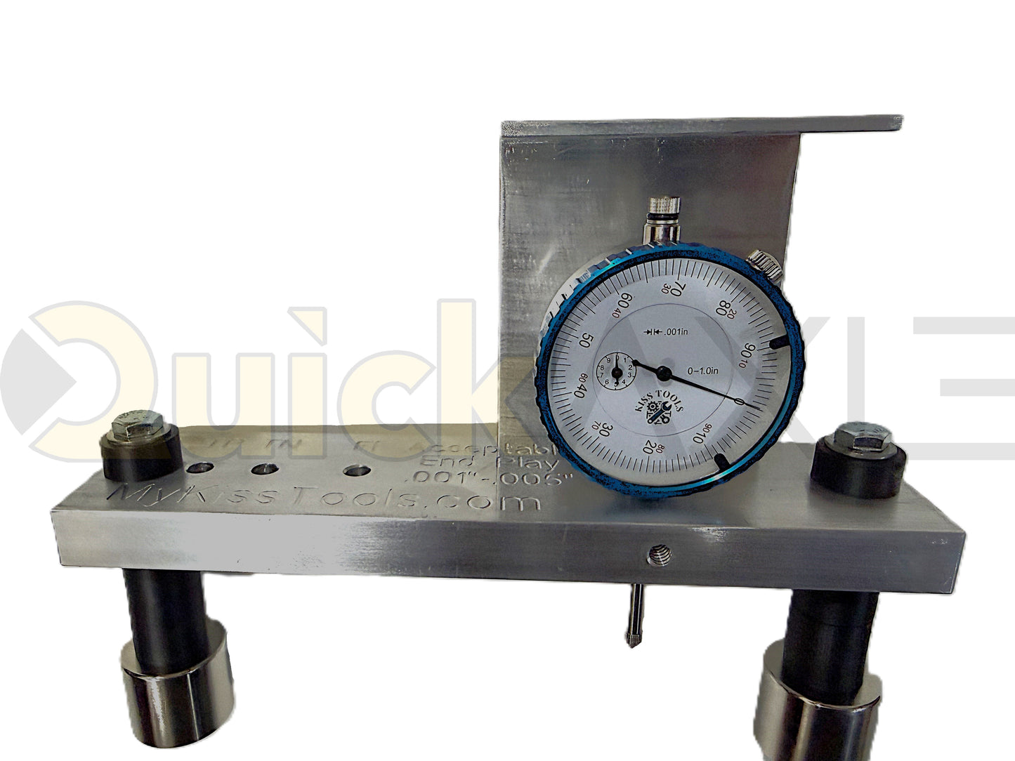 Wheel Bearing Endplay Gauge - analog 0.001" indicator, shielded mount - INDS-2