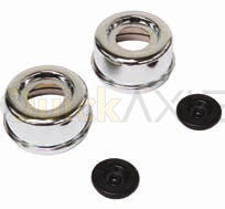 EZ LUBE GREASE CAP & PLUG KIT FITS 12X2IN HUB8 BOLT 2.72 ODCHROME - Dexter #K71-319-00