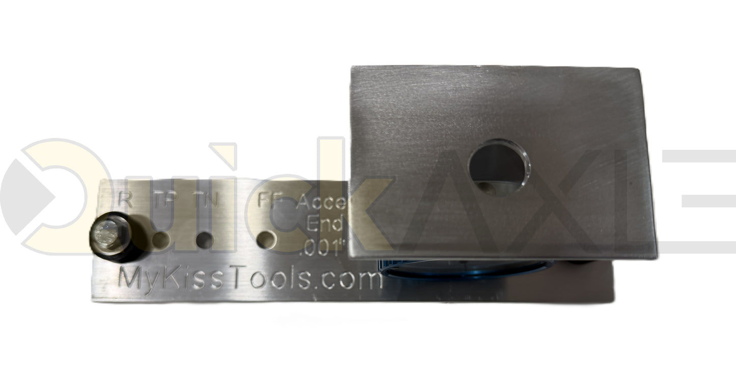 Wheel Bearing Endplay Gauge - analog 0.001" indicator, shielded mount - INDS-2