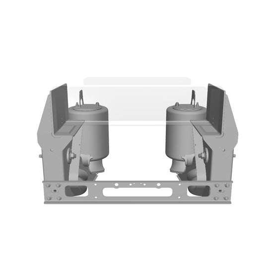 Ridewell RCA-215MM Mid-Mount Truck Air Ride Lift Axle Suspension - Non-Steerable - 22,500 lb Capacity - 2150204