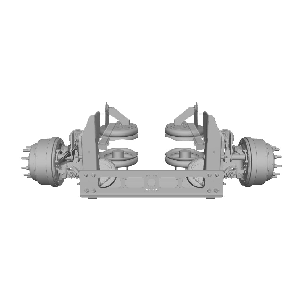 Ridewell RSS-233 20K Self-Steering Truck Lift Axle Suspension - Bolt-On - Drum Brake - 2332001