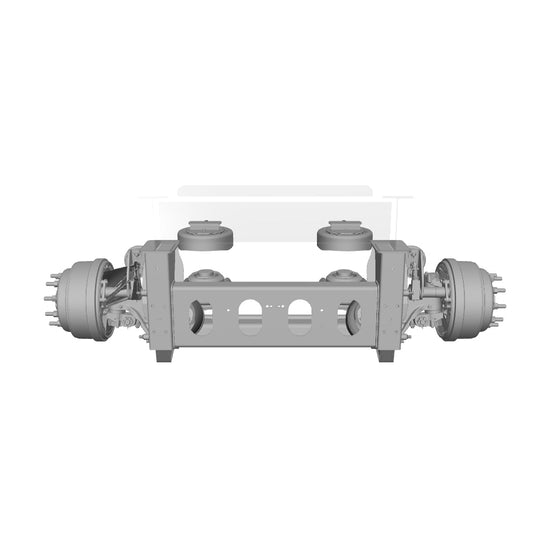 Ridewell RSS-233T 14K Self-Steering Truck Lift Axle Suspension - Weld-On - Drum Brake - 2339103