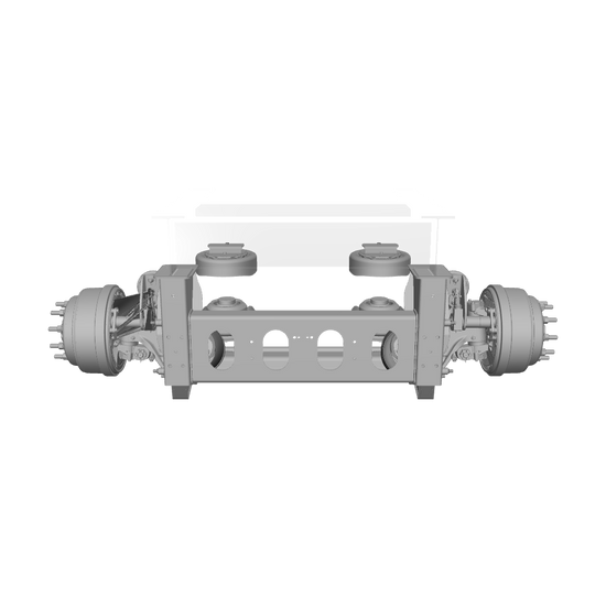 Ridewell RSS-233T 14K Truck Lift Axle Suspension - Self-Steer with Steer Locks - Weld-On - 2339103S