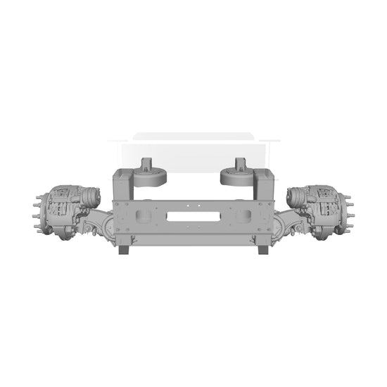 Ridewell RSS-233MMT 13.2K Self-Steering Truck Lift Axle Suspension - Weld-On - Disc Brake - 2339156
