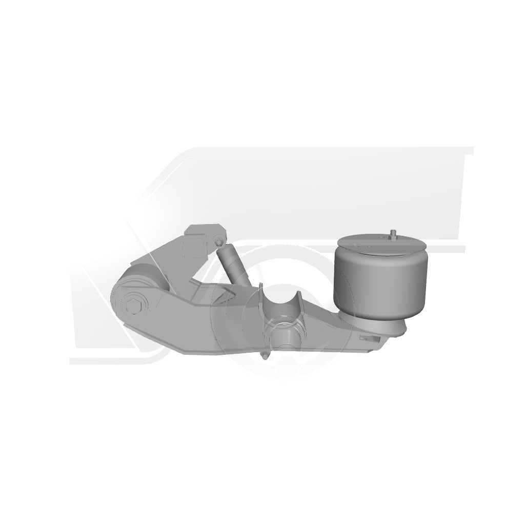 Ridewell RAR-240W Trailer Air Ride Suspension - Yoke Mount - Non-Steerable - 25,000 lb Capacity - 2400028