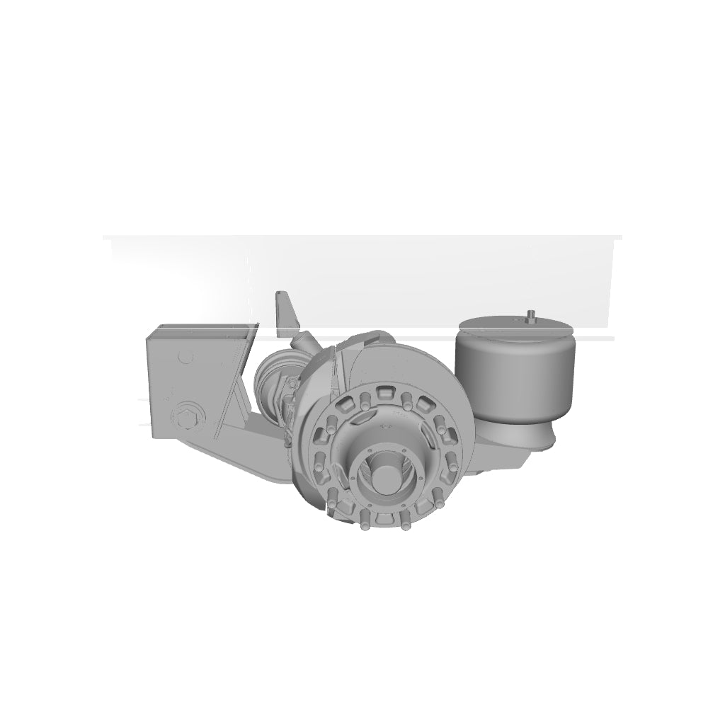 Ridewell RAR-240 Trailer Underslung Air Ride Suspension - Non-Steerable - 25,000 lb Capacity - 2400205
