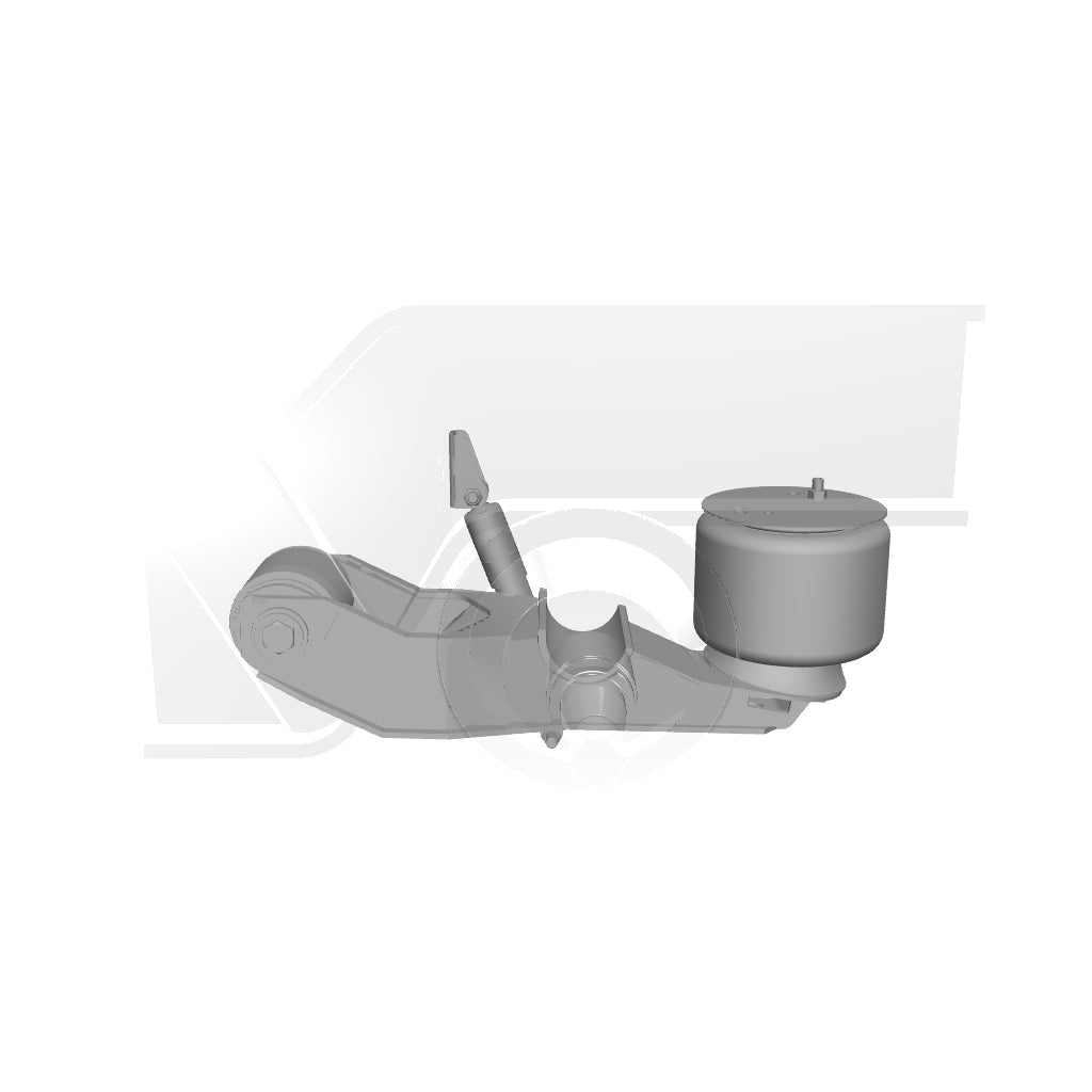 Ridewell RAR-240W Trailer Air Ride Suspension - Yoke Mount - Non-Steerable - 25,000 lb Capacity - 2400407