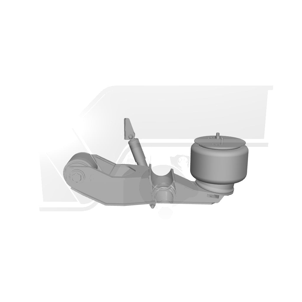 Ridewell RAR-240W Trailer Air Ride Suspension - Yoke Mount - Non-Steerable - 30,000 lb Capacity - 2403376