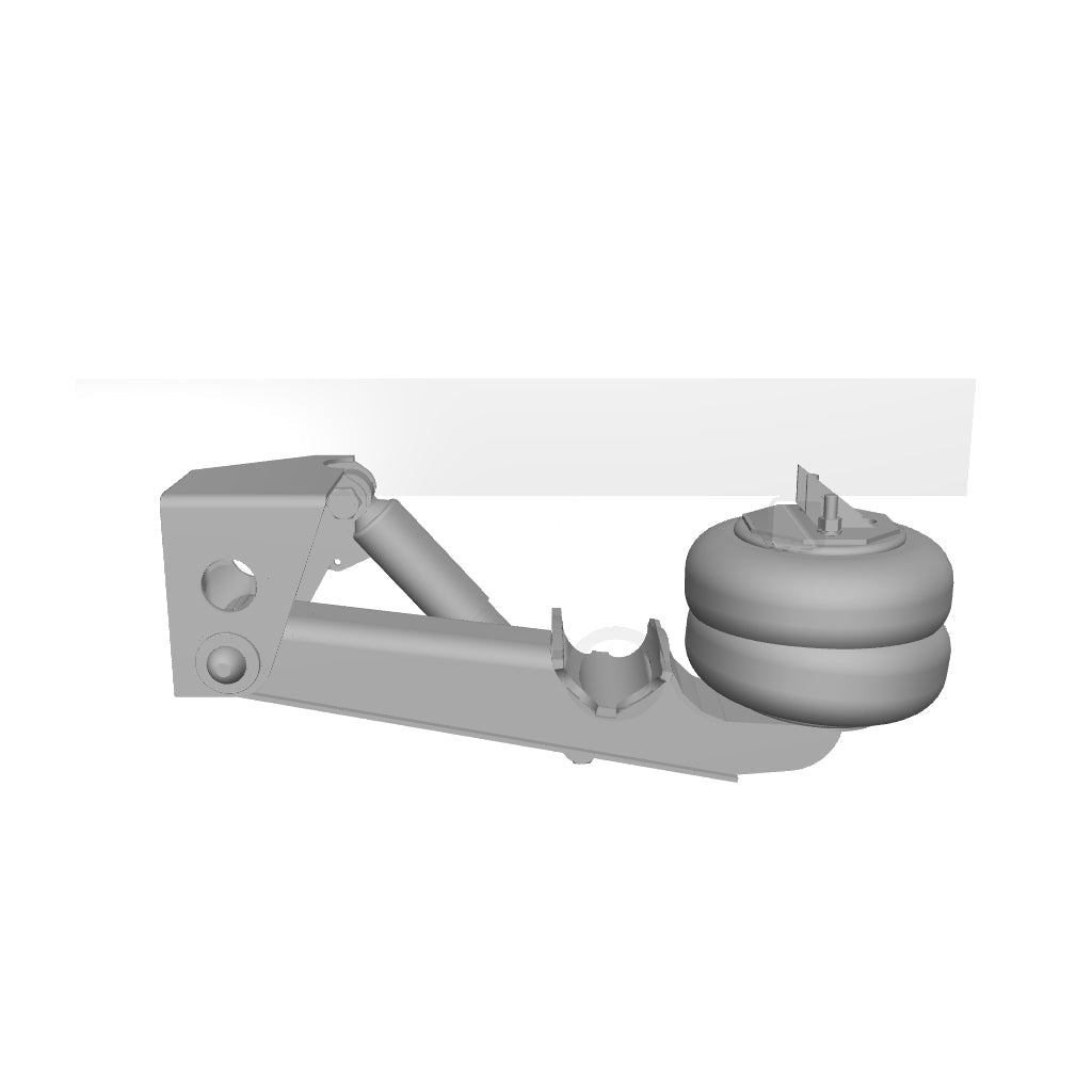 Ridewell RAR-244 Trailer Underslung Air Ride Suspension - Non-Steerable - 8,000 lb Capacity - 2440003