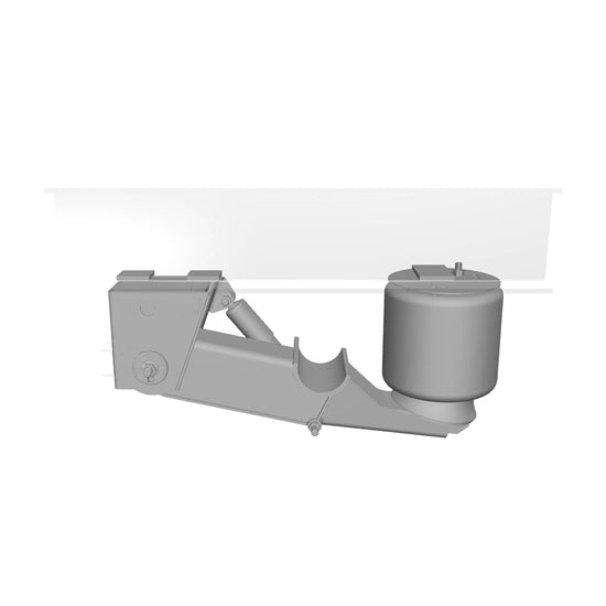 Ridewell RAR-260HT Trailer Underslung Air Ride Suspension with HCK Bracket - Non-Steerable - 25,000 lb Capacity - 260020805+D